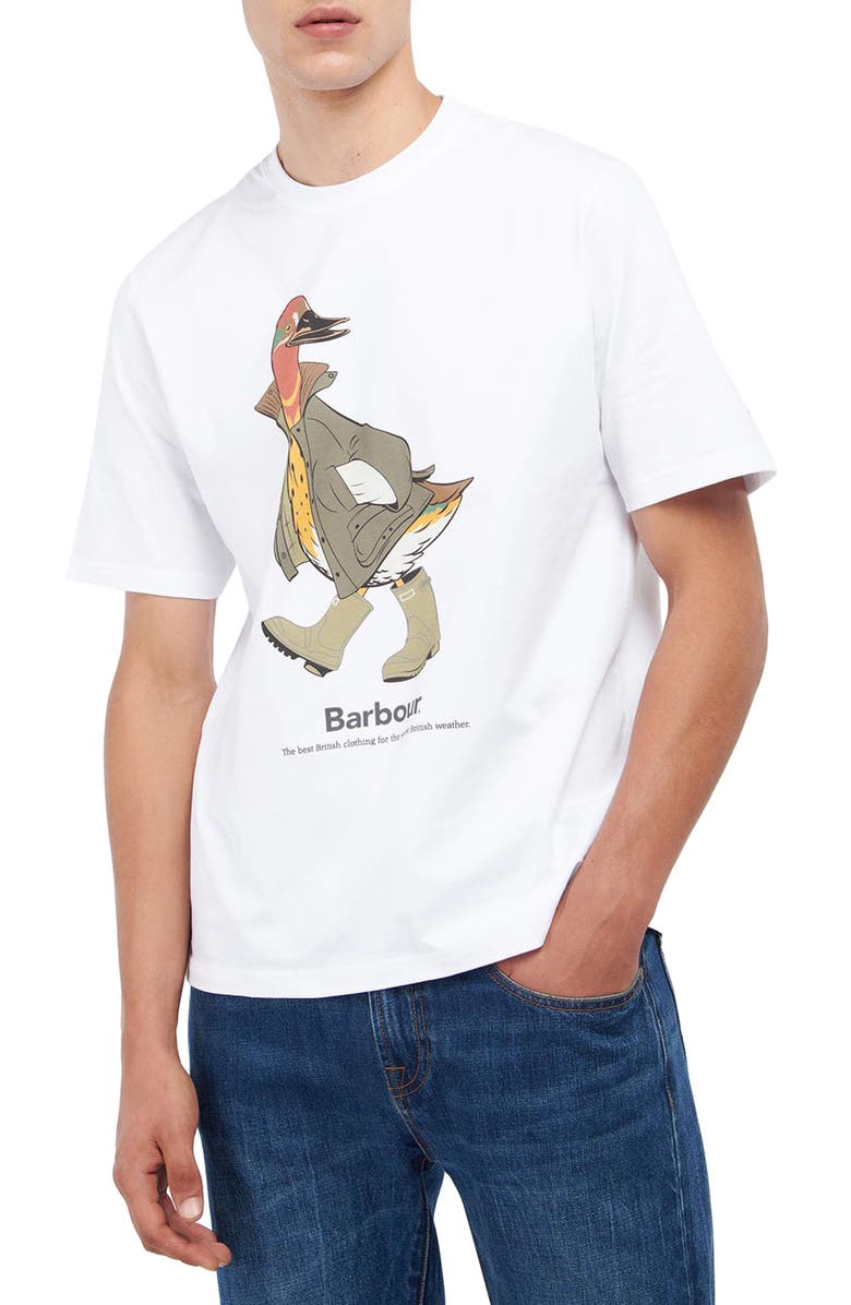 Barbour x Noah Duck Graphic Tee, Main, color, 