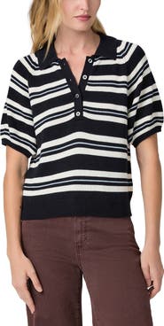 PAIGE Birch Polo Sweater