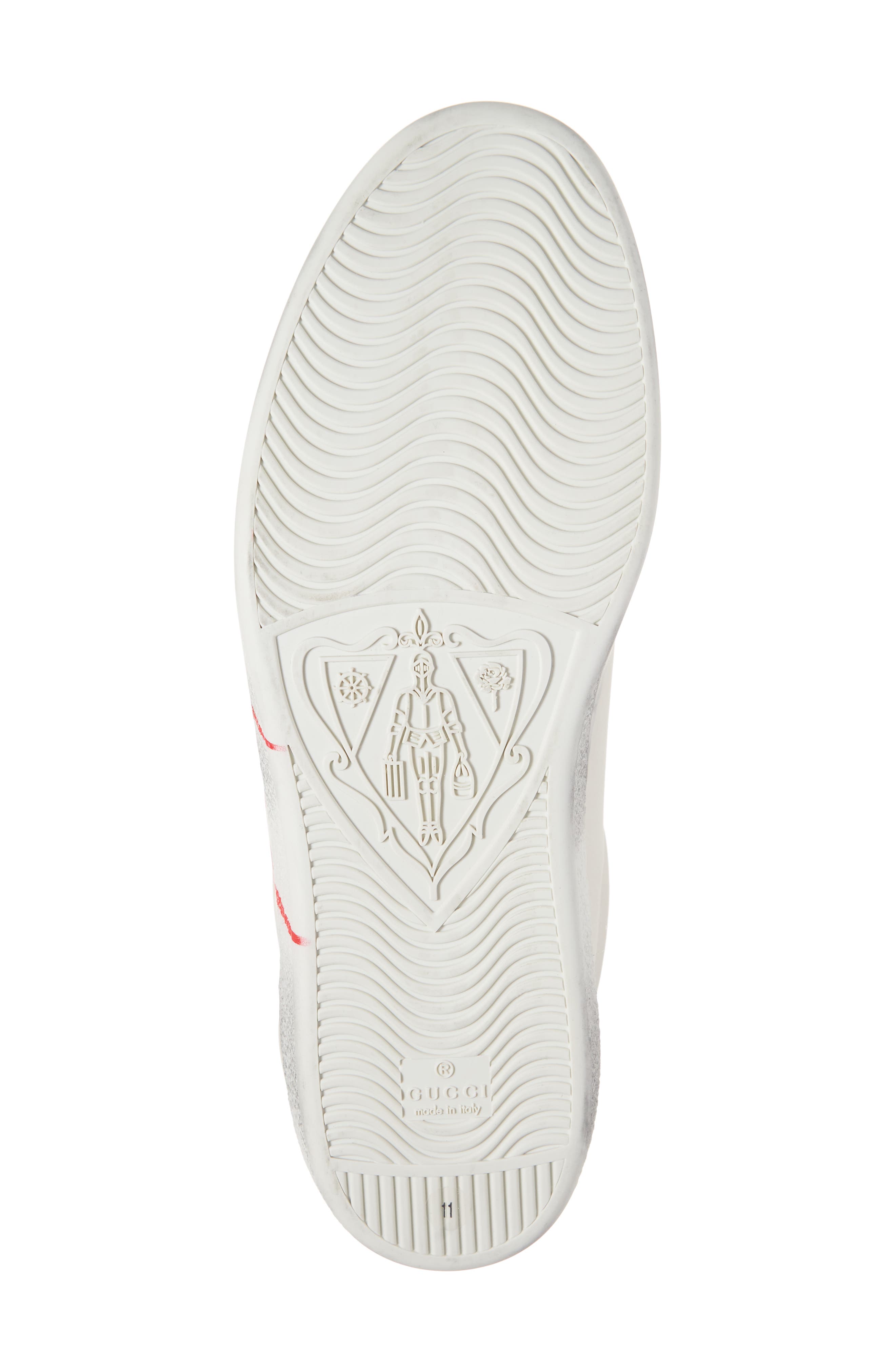 Gucci New Ace Logo Sneaker, Alternate, color, 