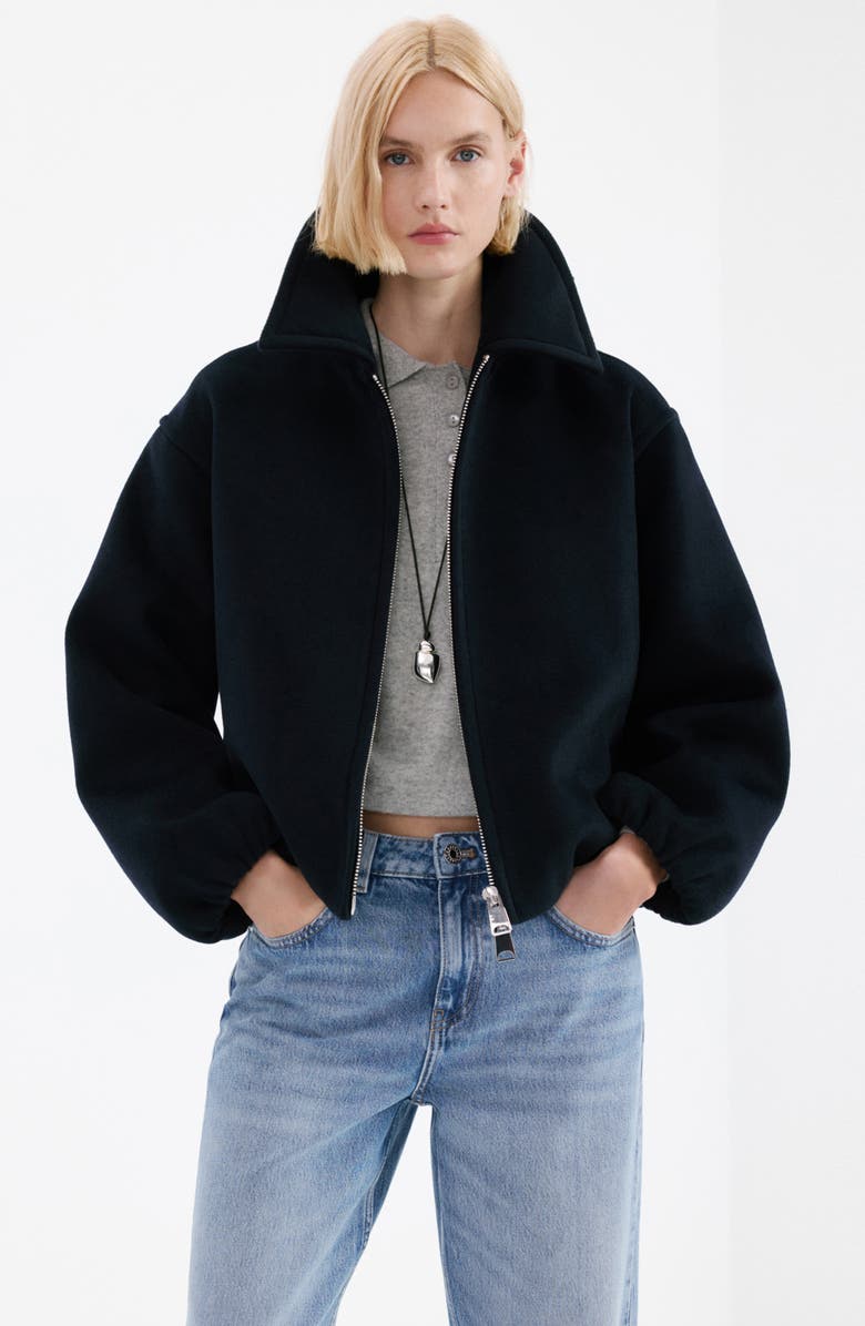 MANGO River Straight Leg Nonstretch Jeans, Alternate, color, Medium Blue