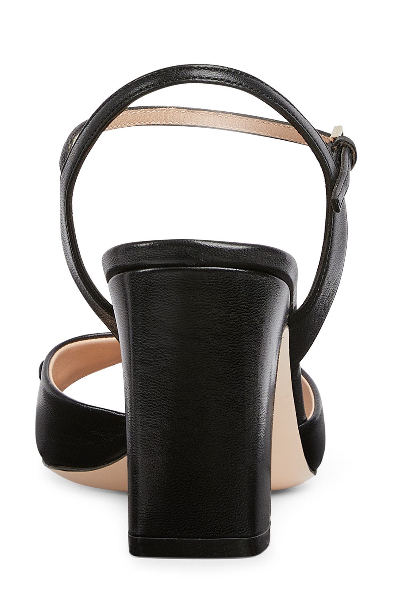 Gucci Horsebit Block Heel Sandal, Alternate, color, Nero