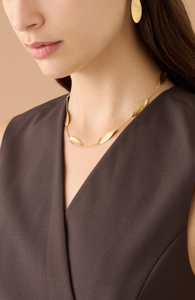 Marco Bicego Lunaria Twist Necklace, Alternate, color, Gold