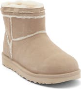 UGG® Classic Mini Shearling Braid Trim Boot