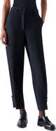 Akris punto Fraser High Waist Virgin Wool Blend Gabardine Barrel Leg Pants