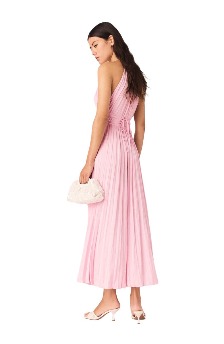 maje Pleated maxi dress, Alternate, color, Pink