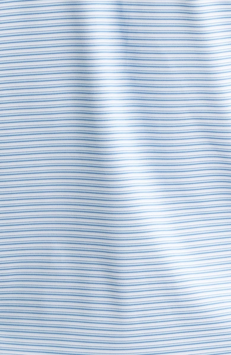 Peter Millar Ensemble Performance Jersey Golf Polo, Alternate, color, White / Light Willow