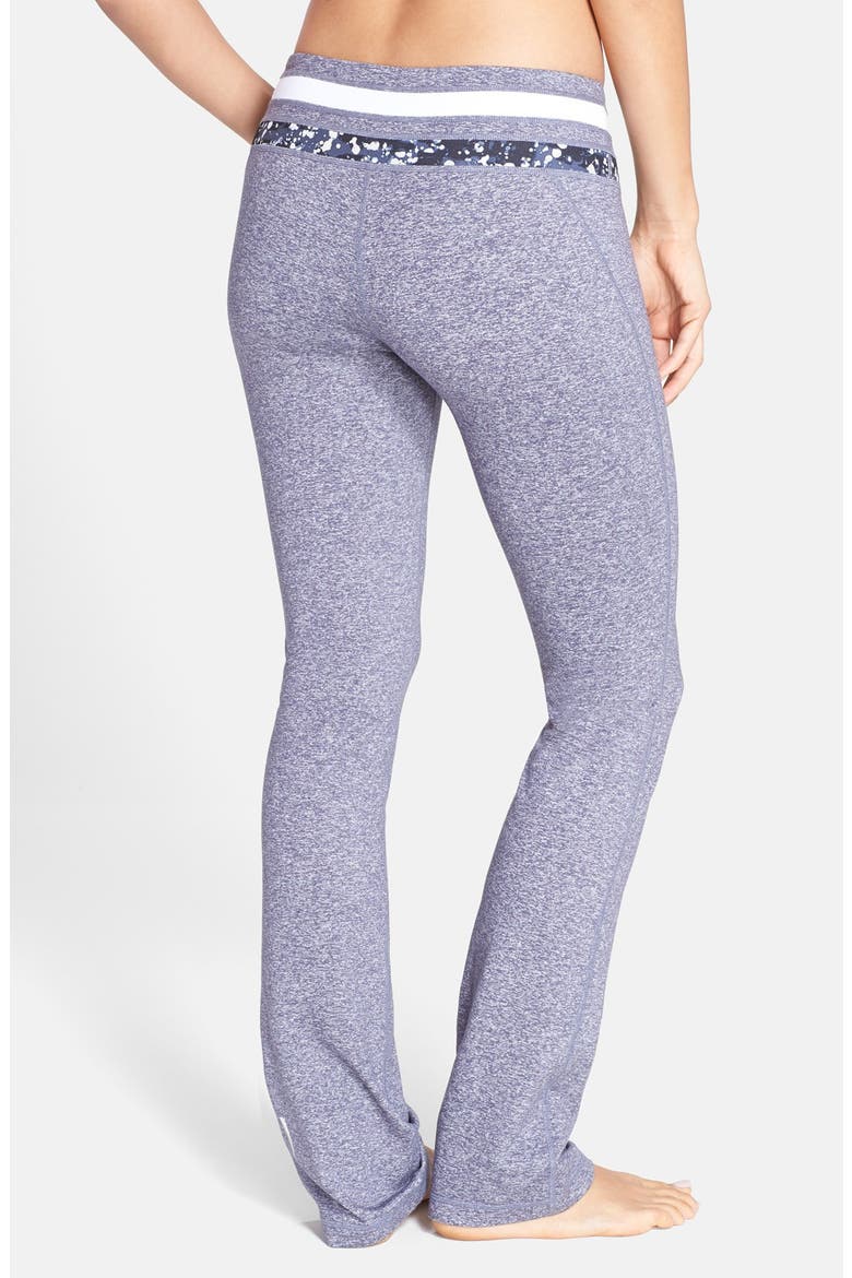 'Barely Flare Booty' Pants, Alternate, color, GREY SLATE MELANGE BANDED