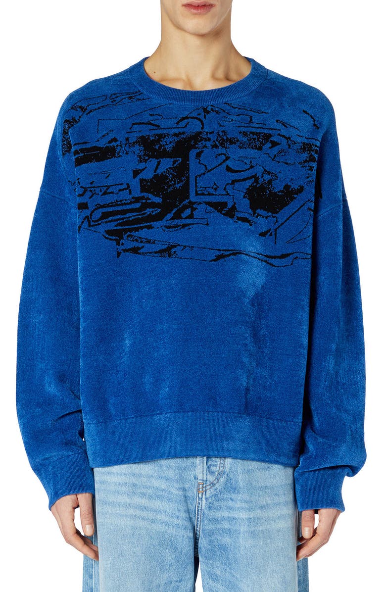 DIESEL<sup>®</sup> K-Tresa Graphic Sweatshirt, Main, color, Blue