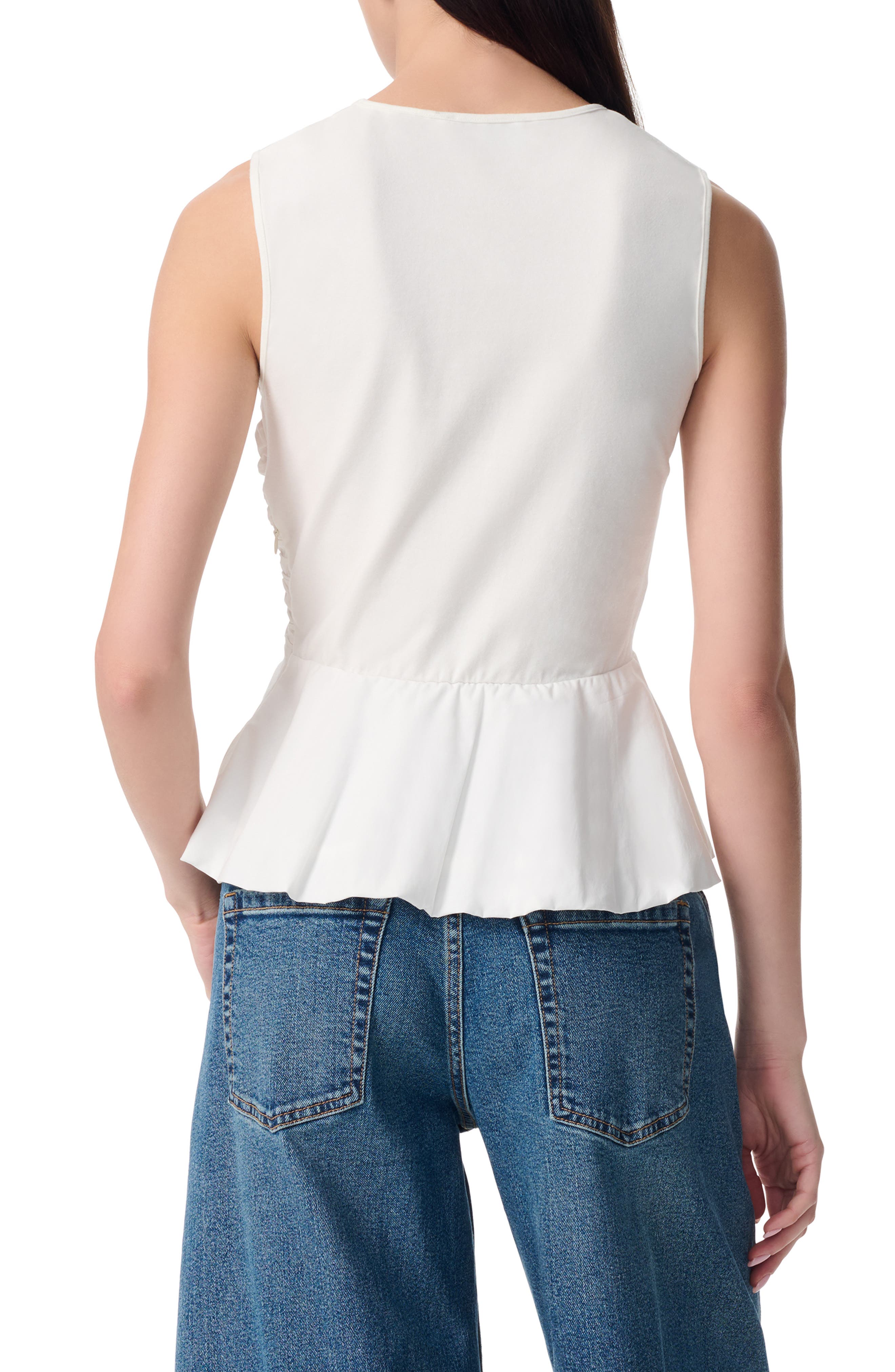 Rosa Bubble Peplum Top - image 4