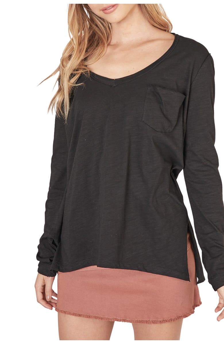 MUSTARD SEED Basic Long Sleeve T-Shirt, Main, color, 