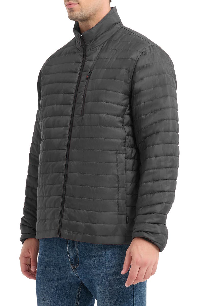 HAWKE & CO Rail Water Resistant Quilted Jacket, Alternate, color, Carbon