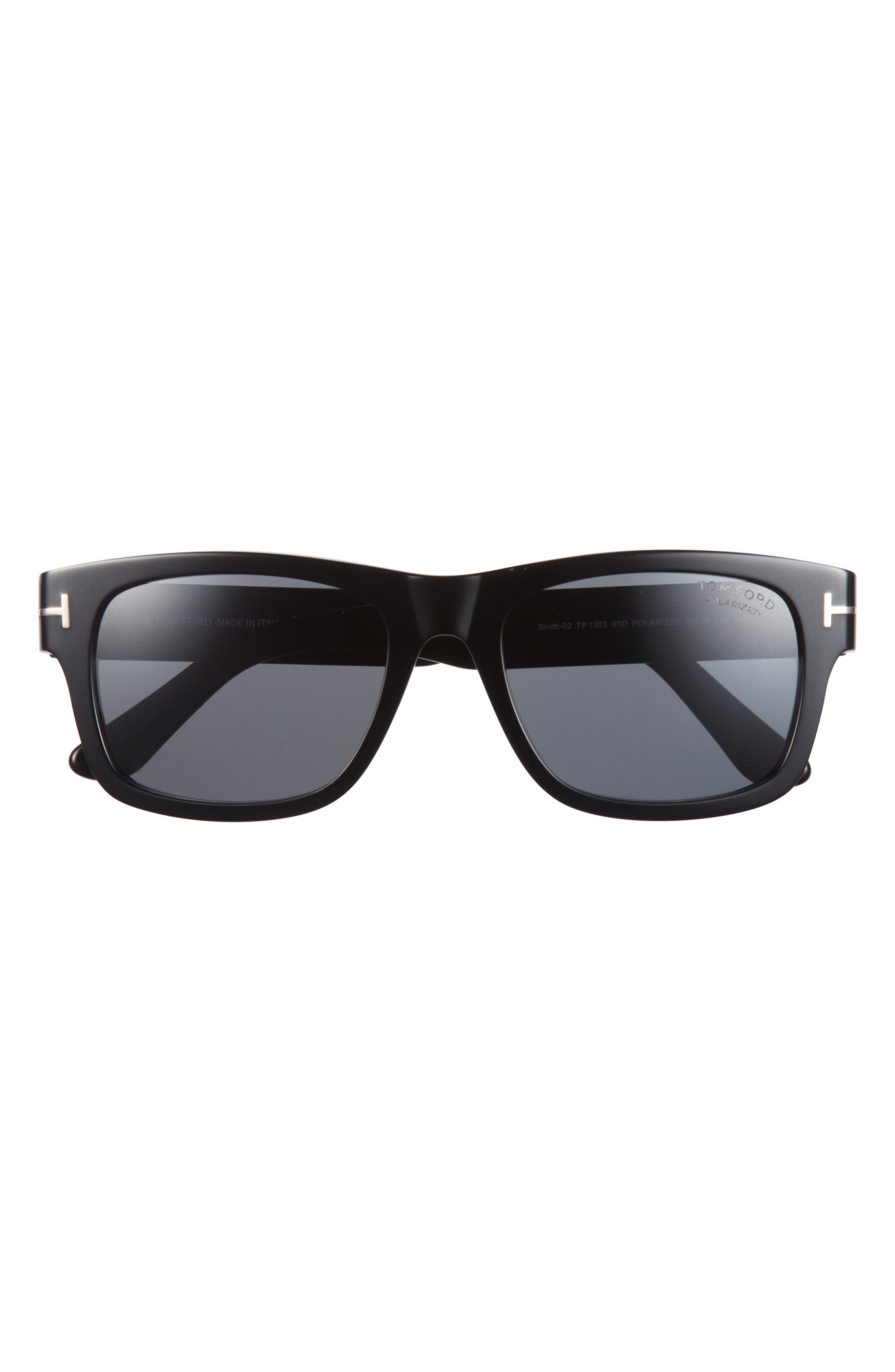 Smith-02 55mm Polarized Rectangular Sunglasses (Men) | Nordstrom