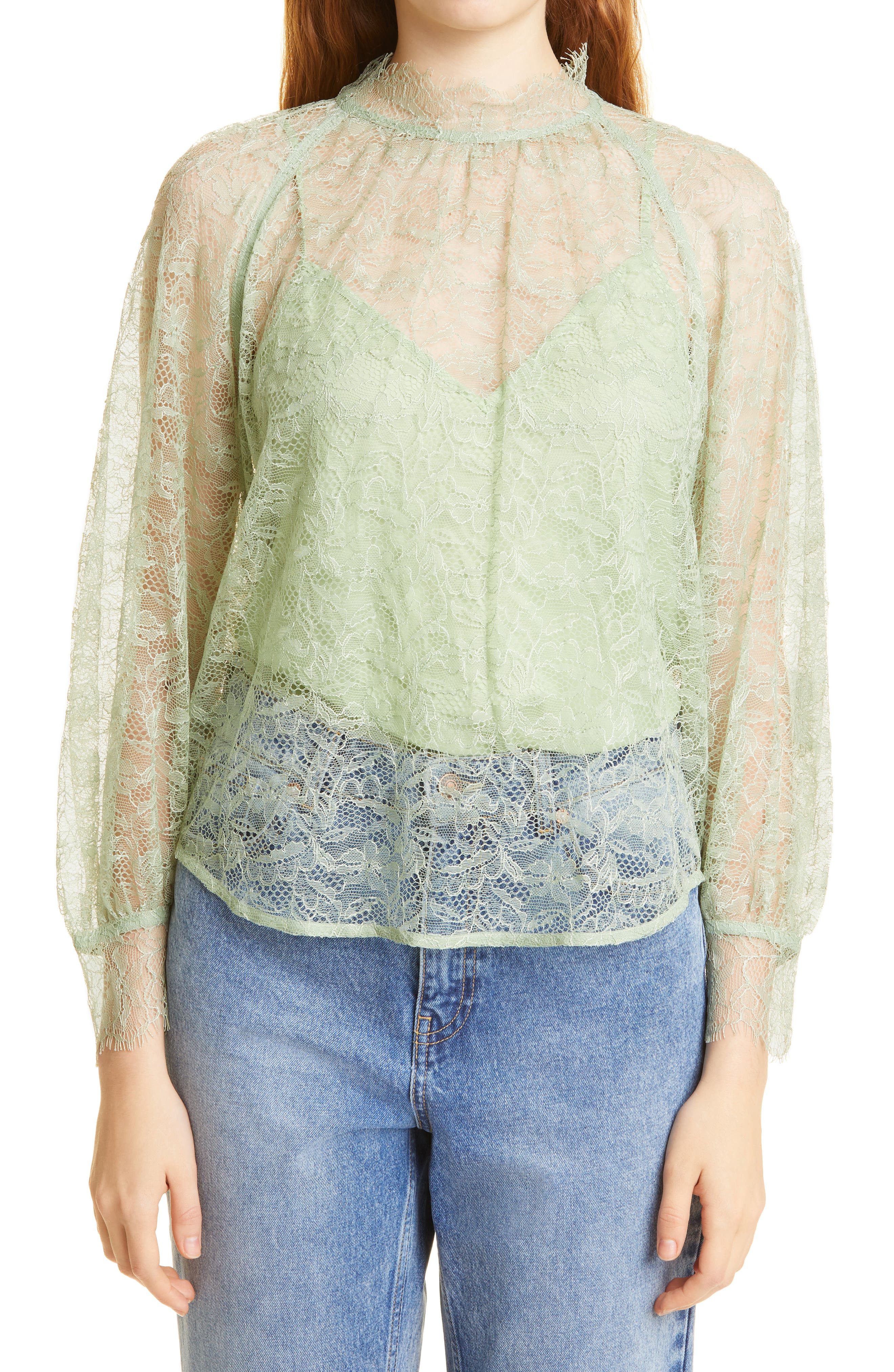 Rebecca Taylor Lace Blouse