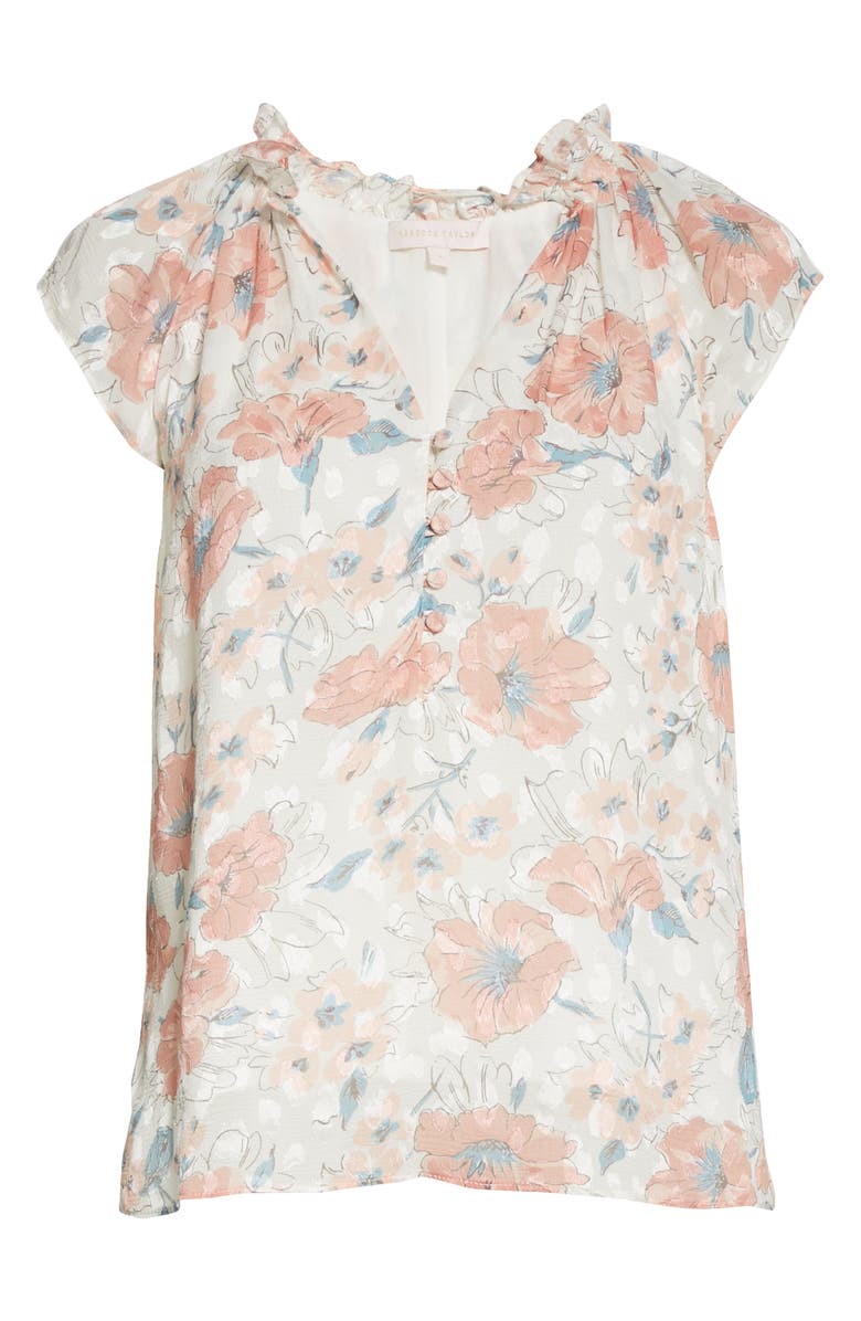 Rebecca Taylor Amelie Fleur Top, Alternate, color, 