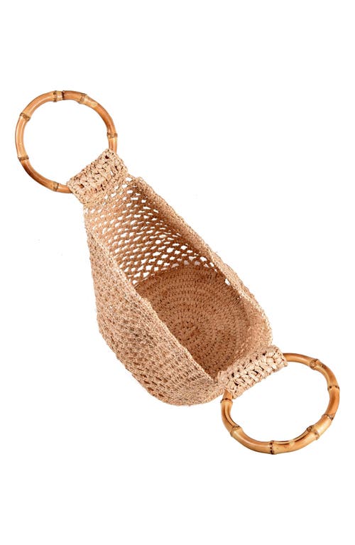 Adornia Raffia Tote Bag
