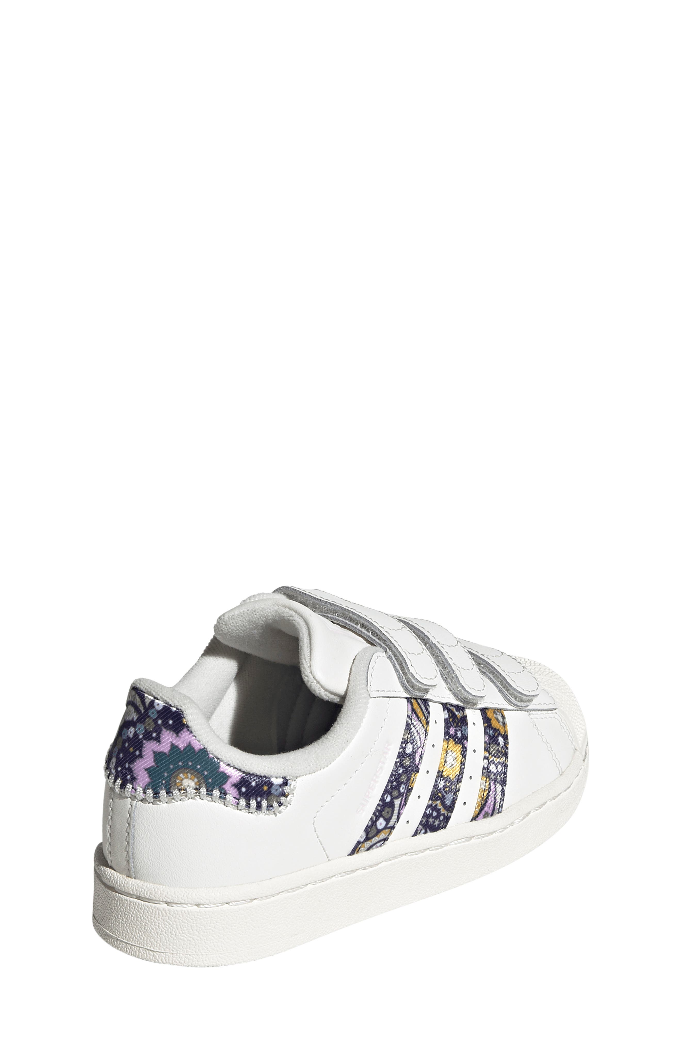 Kids' Superstar II Sneaker, Alternate, color, WHITE/ ORCHID FUSION/ GUM
