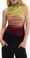 Desigual Ombré Sleeveless Top