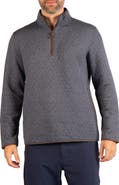 TailorByrd Quilted Quarter Zip Pullover