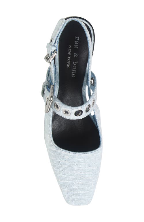 Rag & Bone Astra Slingback Flat In Animal Print