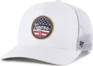 '47 Men's '47 White Detroit Tigers Homage Adjustable Trucker Hat