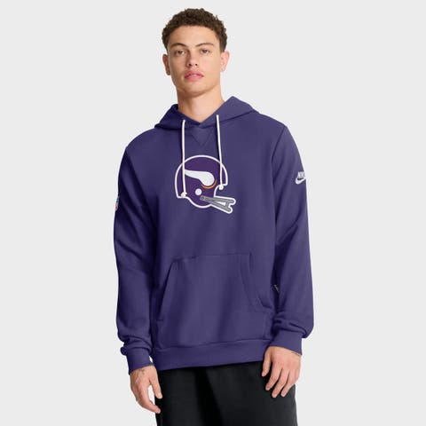 Men's Nike Purple Minnesota Vikings Sideline Standard Issue Alt 2 Dri-FIT Hoodie