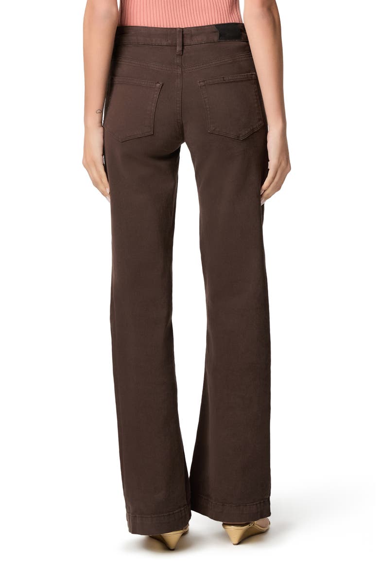 Leenah Patch Pocket Wide Leg Jeans, Alternate, color, RICH CHOCOLATE