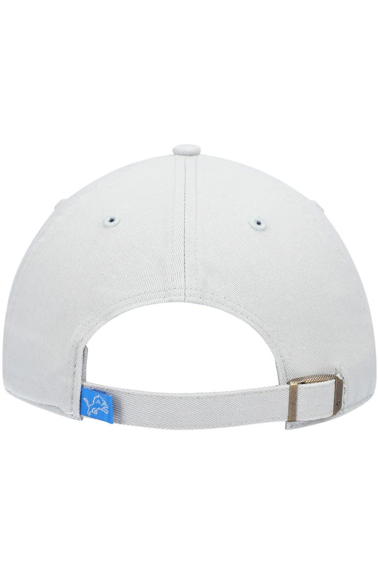 '47 Men's '47 Gray Detroit Lions Clean Up Adjustable Hat, Alternate, color, Gray