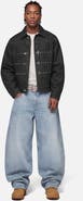 AELFRIC EDEN Inverted Graphic Baggy Barrel Jeans