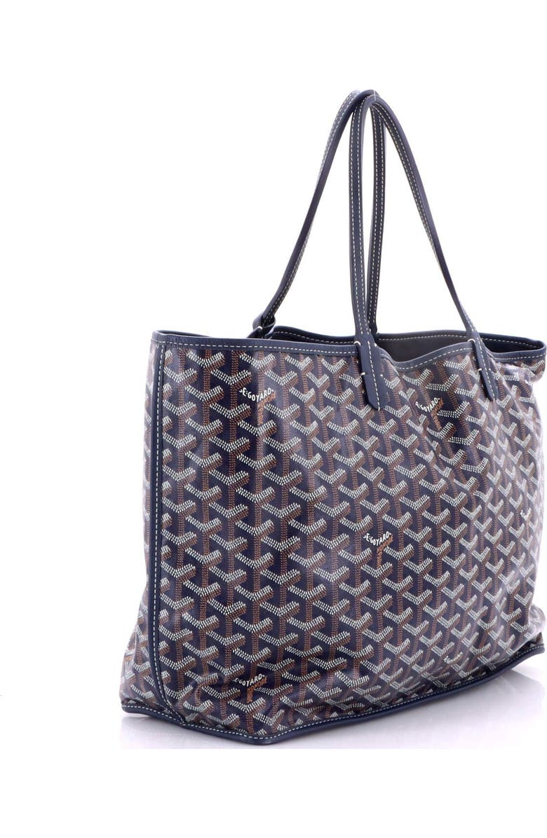Pre-Owned Goyard Anjou Reversible Tote Coated Canvas PM, Alternate, color, Blue