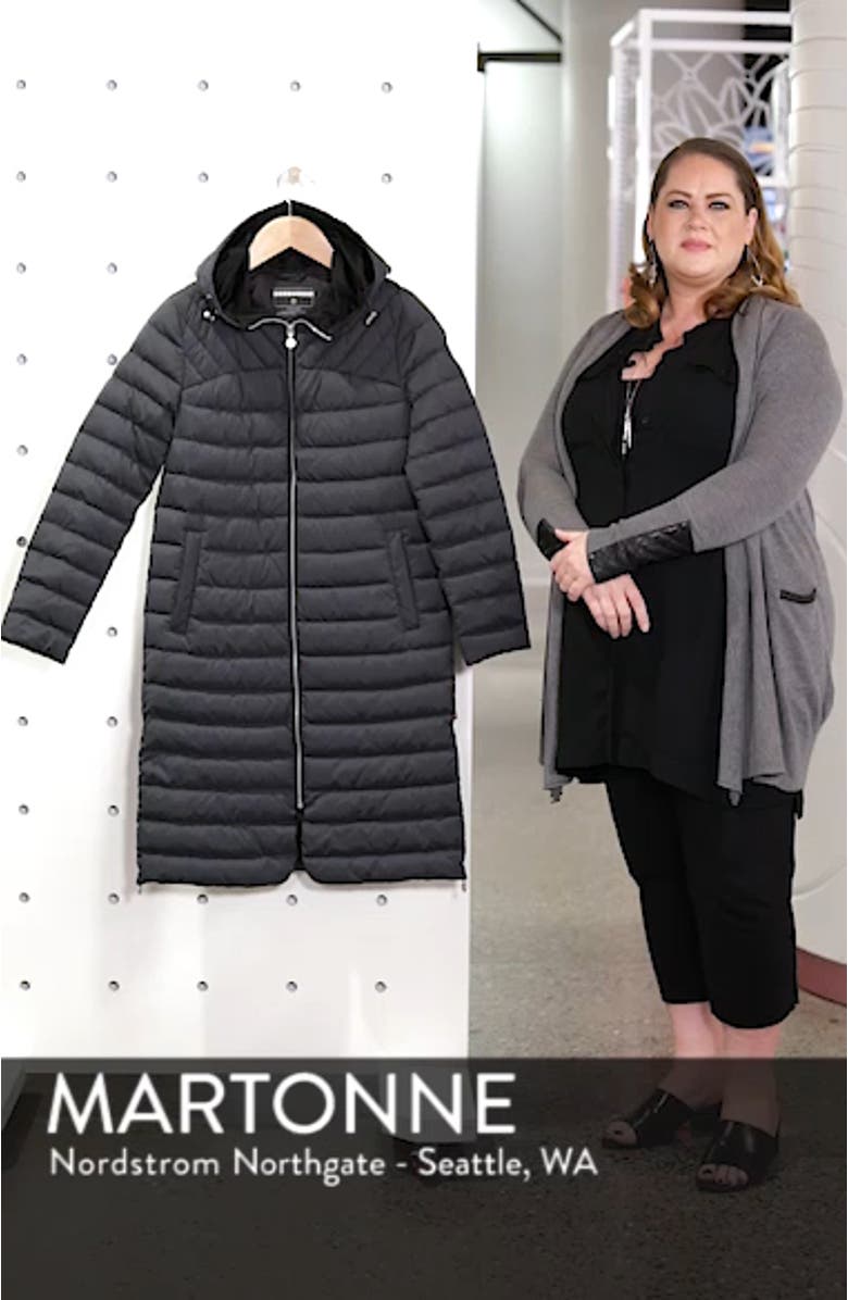 Microtouch Pillow Down & Feather Fill Long Coat, sales video thumbnail