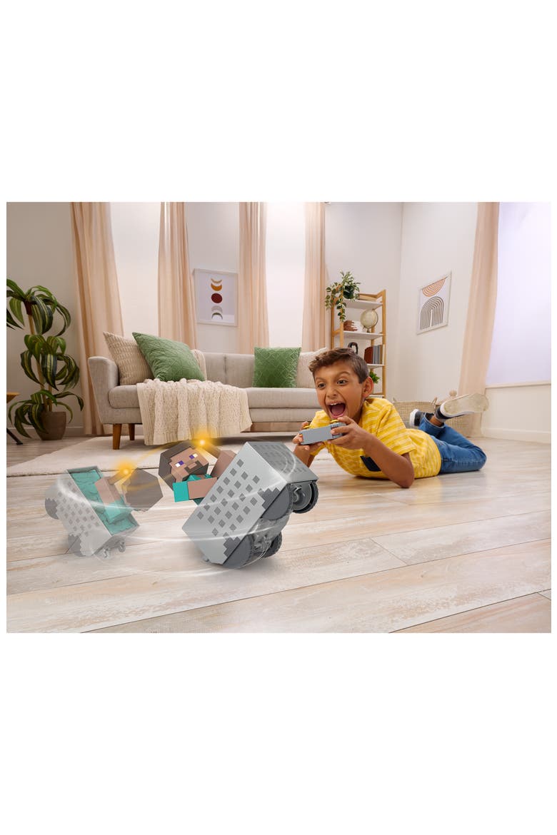 Kids' Steve with Minecart RC Toy, Alternate, color, STEVE