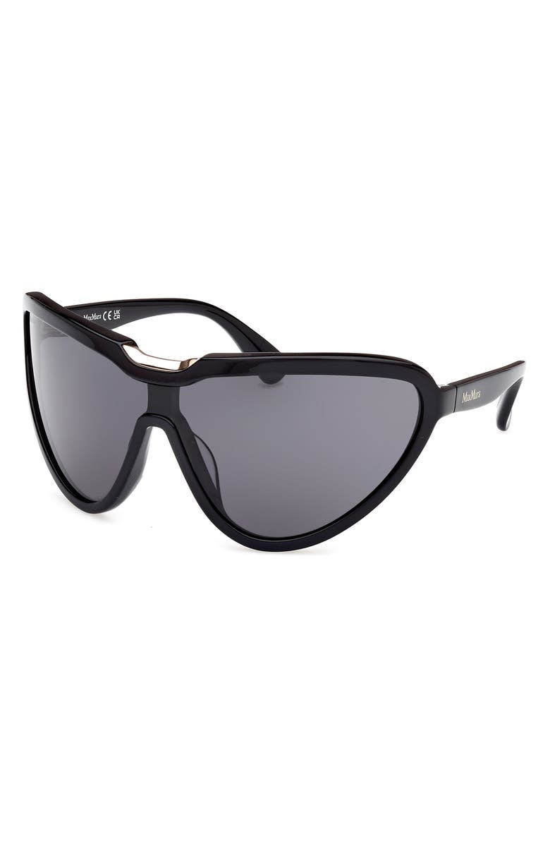 Max Mara Emil 0mm Shield Sunglasses, Alternate, color,