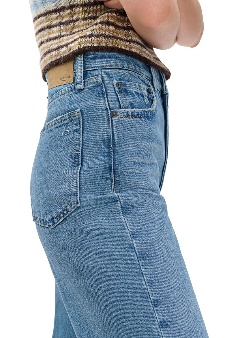 Shea High Waist Relaxed Straight Leg Jeans, Alternate, color, ITHCA