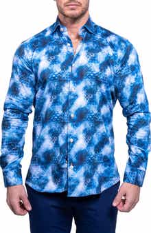Maceoo Fibonacci Resistance Contemporary Fit Button-Up Shirt