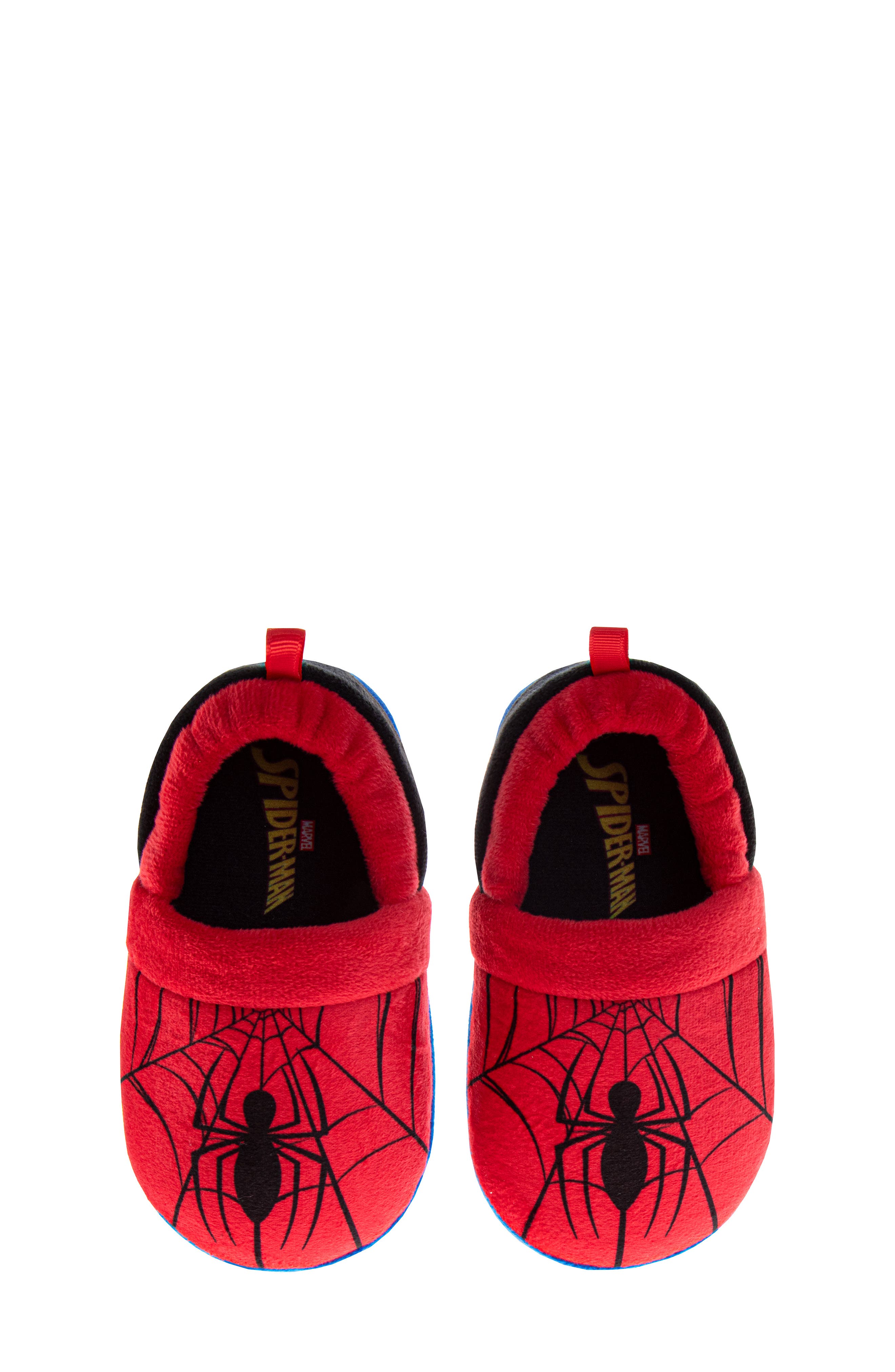 x Marvel Kids' Spider-Man Slipper, Alternate, color, RED