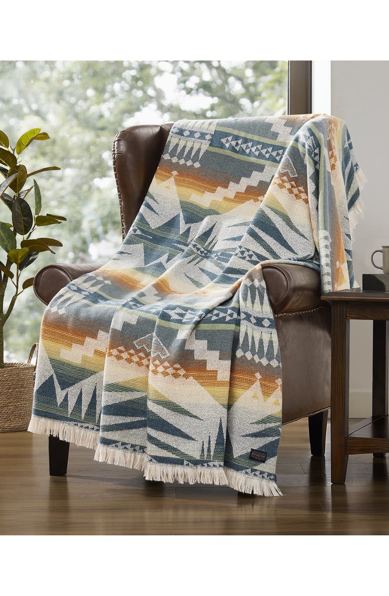 Pendleton Mystic Lake Throw Blanket, Alternate, color, 
