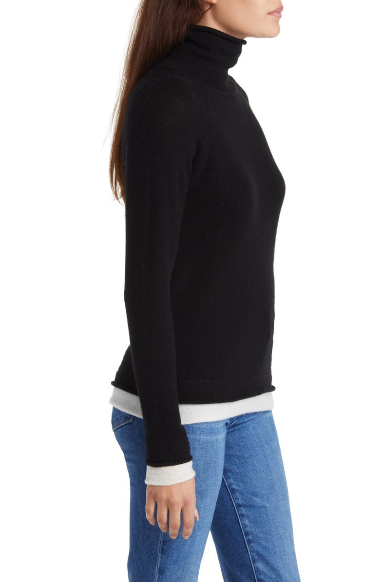 Griffen Wool & Cashmere Turtleneck Sweater, Alternate, color, 