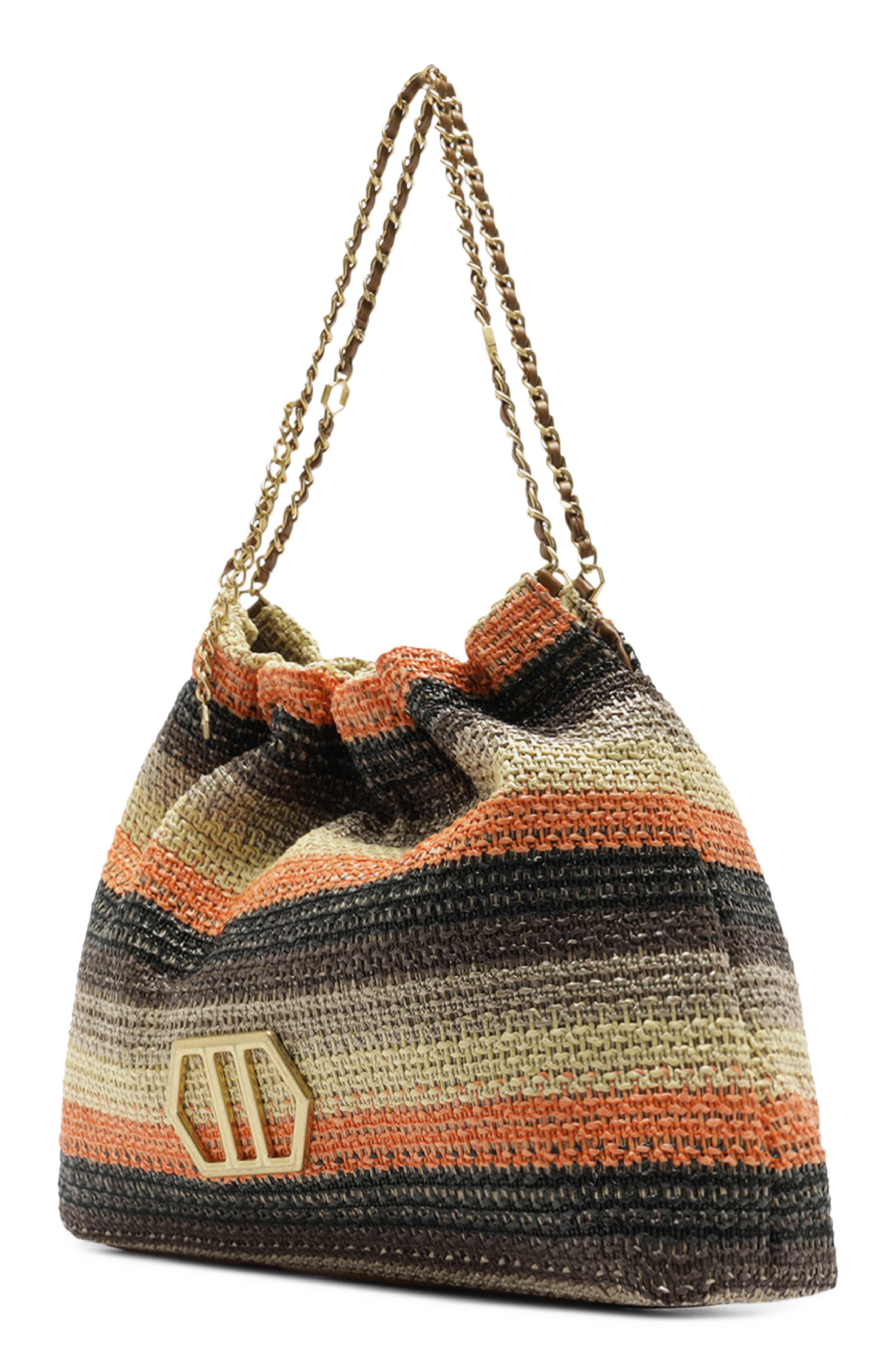 Arezzo Large Jackie Hobo Bag, Alternate, color, Multinatural/ Sol Natural