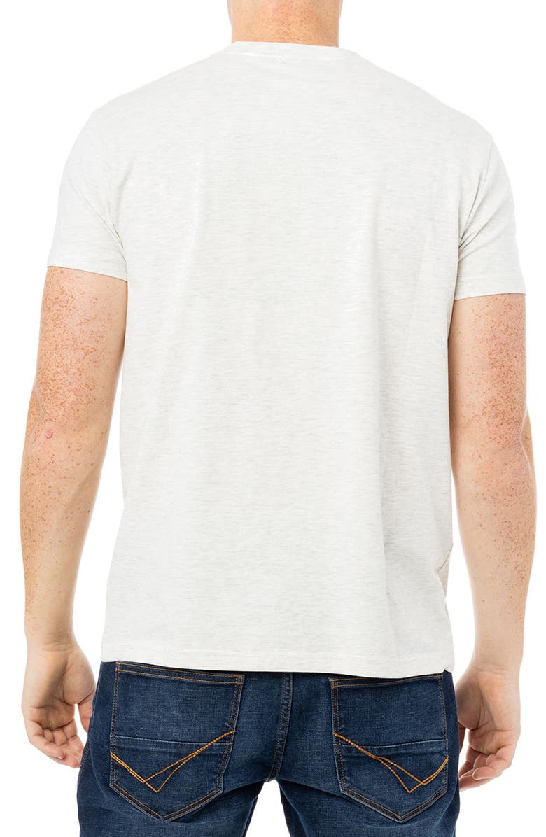 XRAY Split Neck T-Shirt, Alternate, color, Oatmeal
