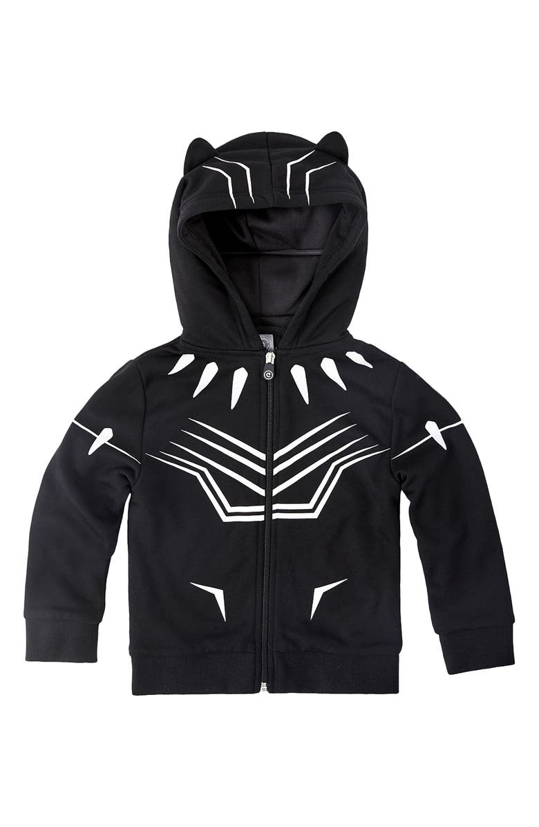Cubcoats Marvel<sup>®</sup> 2018 Black Panther<sup>®</sup> 2-in-1 Stuffed Animal Hoodie, Alternate, color, 
