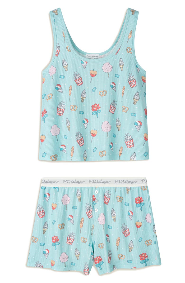 PJ Salvage Print Boyfriend Boxer Shorts Pajamas, Alternate, color, 