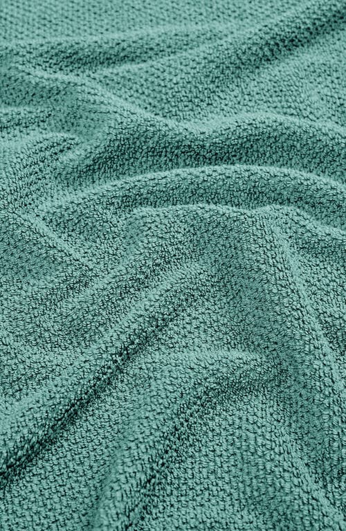 Woven & Weft Loop Textured 2-pack Bath Towels In Blue