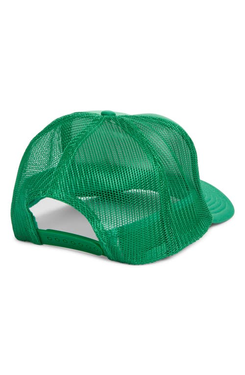 Friday Feelin ' Locals Only Patch Trucker Hat In Green