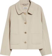 Max Mara Sogno Virgin Wool Crop Jacket