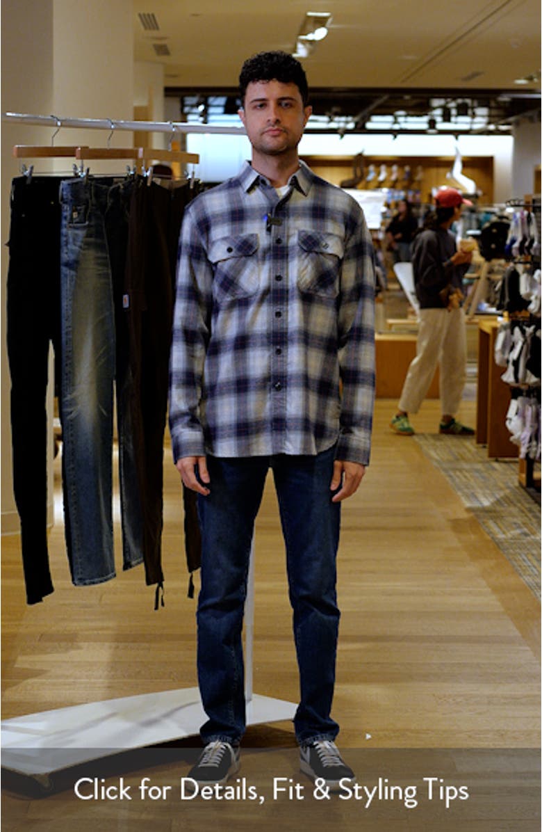 Burnside Plaid Flannel Button-Up Shirt, sales video thumbnail