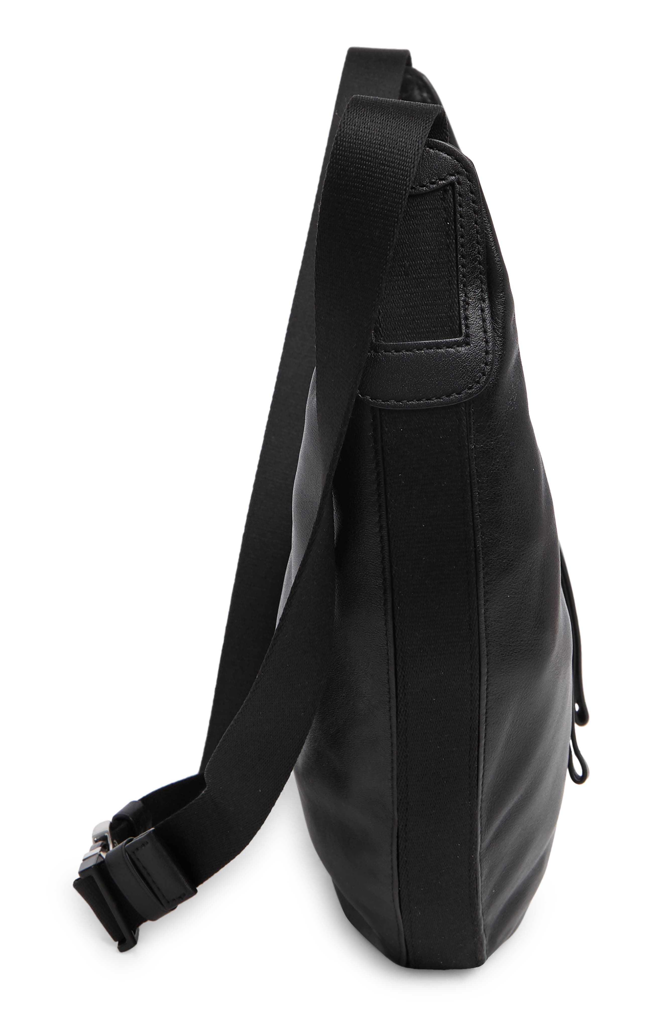 rag & bone Riser Leather Crossbody Hobo, Alternate, color, 