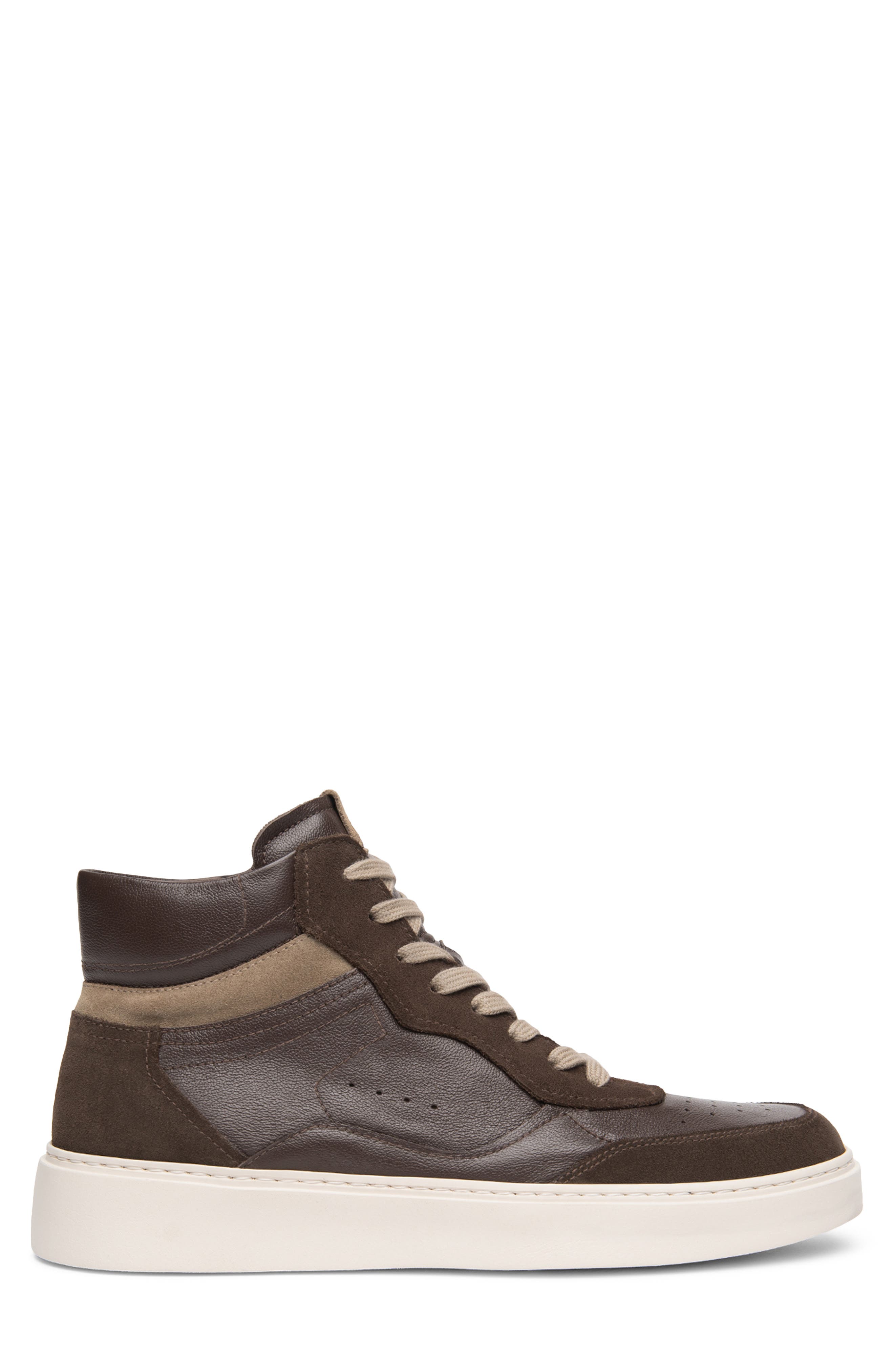 High Top Retro Sneaker, Alternate, color, CHOCOLATE