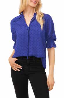 Clip Dot Tie Front Top