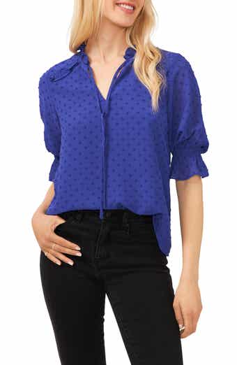 Clip Dot Tie Front Top