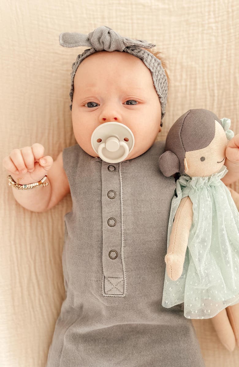 L'ovedbaby Sleeveless Organic Cotton Romper, Alternate, color, 